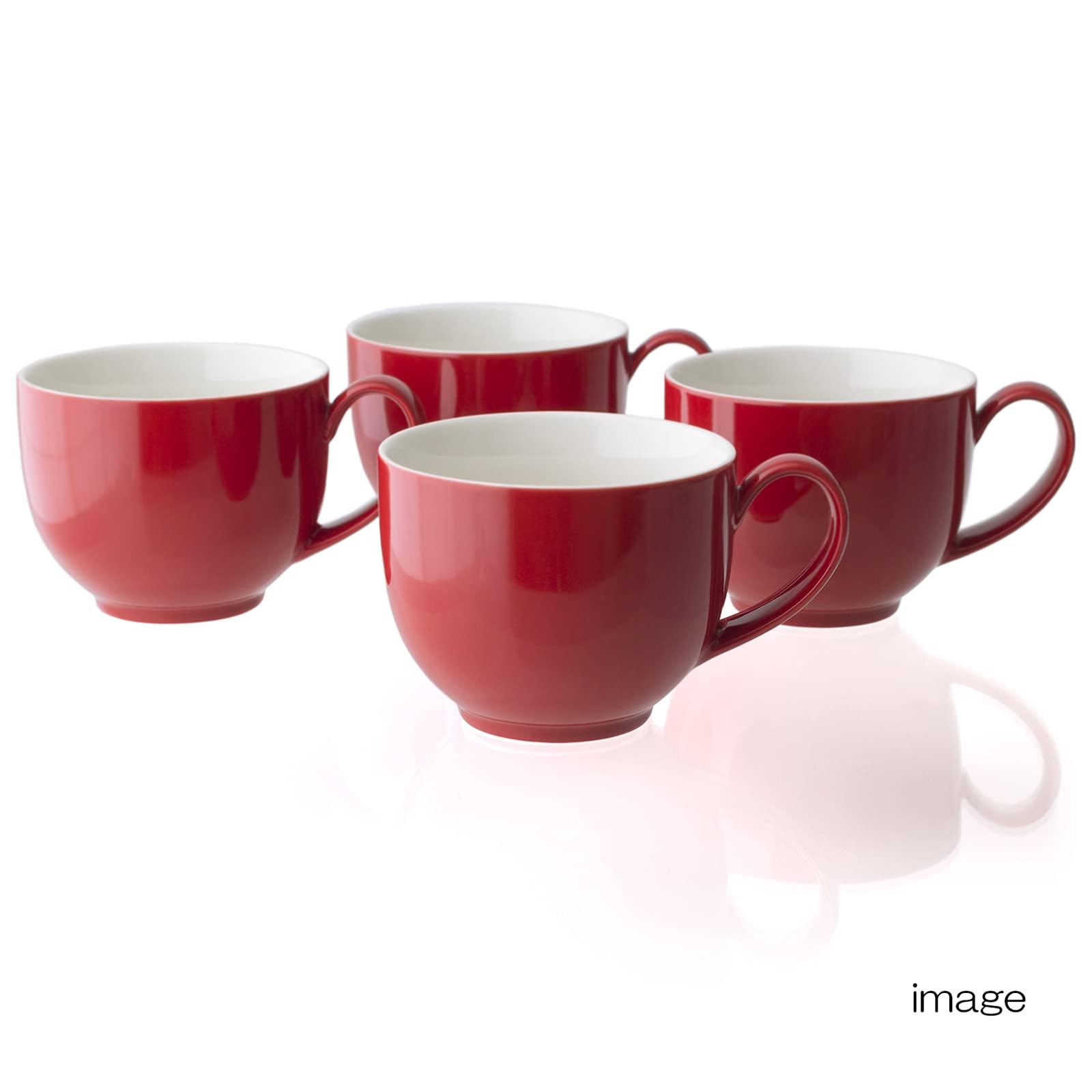 FORLIFE (FORLIFE) For Life Mug Cup 8.8 fl oz (295 ml) Q Tea Cup with Handle Red 521Red