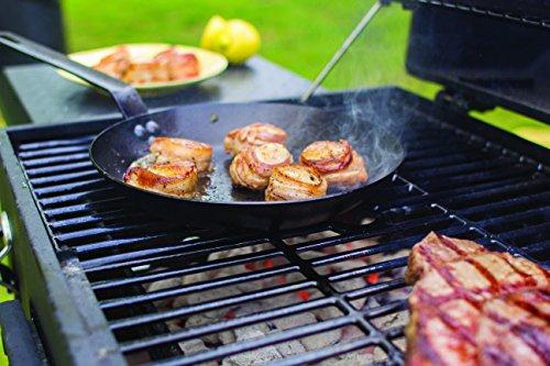 Lodge Lodge Carbon Steel Skillet, Pre-Seasoned, 10-inch , Black