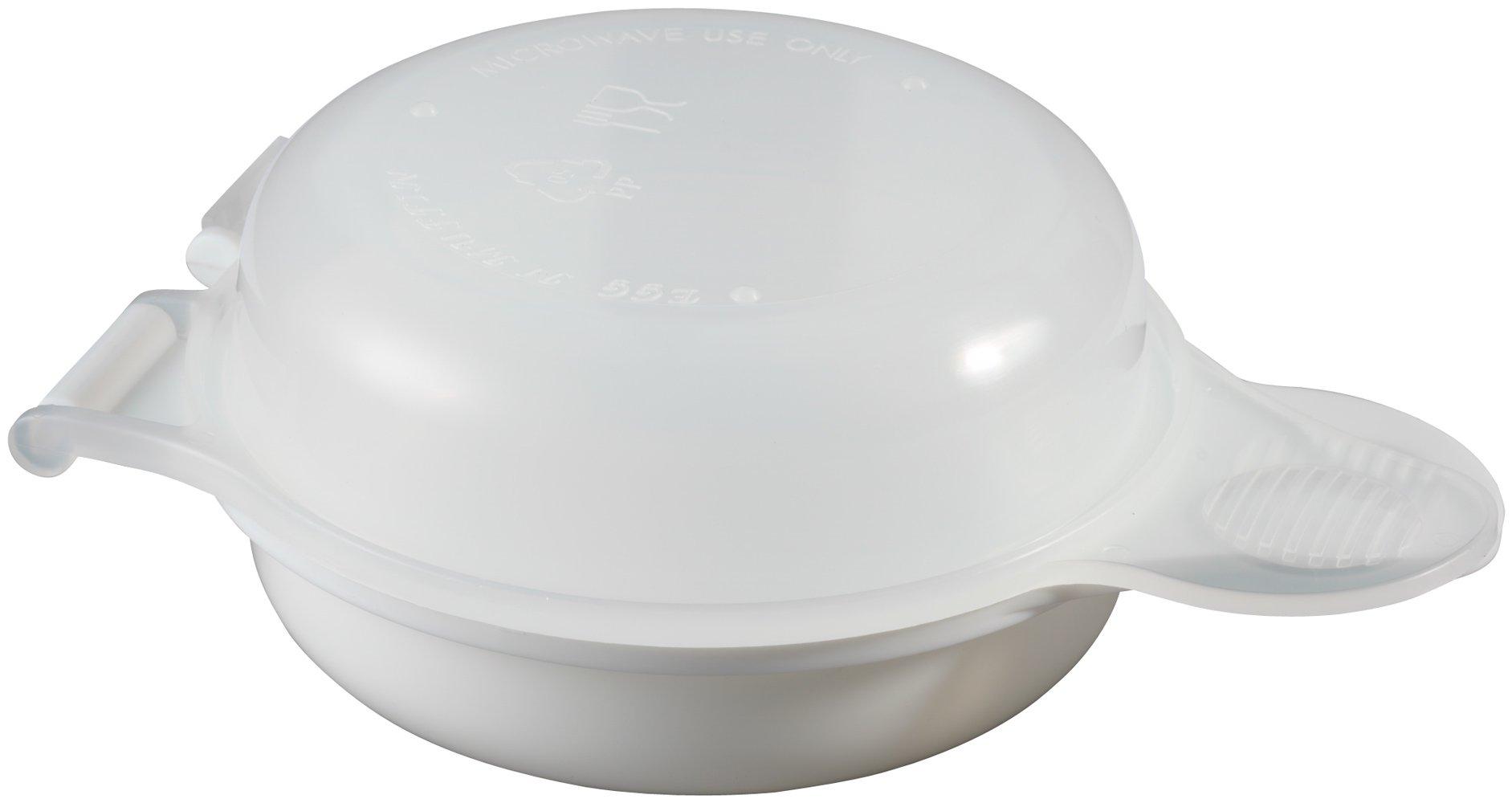 Miles Kimball Easy Microwave Egg Muffin Cooker for a Quick and Healthy Breakfast Sandwich, 6.5” x 4.75” x 2”
