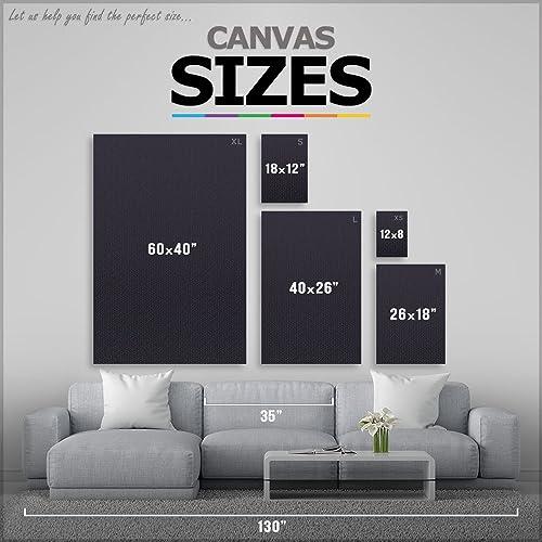 ARTCANVAS ARTCANVAS Asti Cinzano 1920 Canvas Art Print Stretched Framed Painting Picture Poster Giclee Wall Decor by Leonetto Cappiello - 40\" x 26\" (1.50\" Deep)