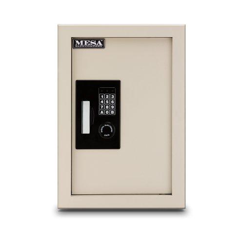 Mesa Safe Mesa Safe Company Model MAWS2113E Electronic Wall Safe, Cream