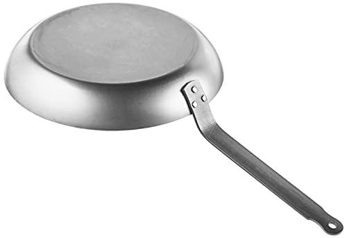 Mauviel Mauviel M\'Steel Black Carbon Natural Nonstick Frying Pan With Iron Handle, 11-in, Suitable For All Cooking Surfaces, Made in France