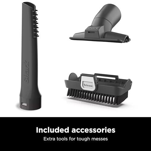 Shark Shark HV343AMZ Rocket Corded Stick Vacuum with Self-Cleaning Brushroll, Lightweight & Maneuverable, Perfect for Pet Hair Pickup, Converts to a Hand Vacuum, Crevice Upholstery Tools, Blue/Silver