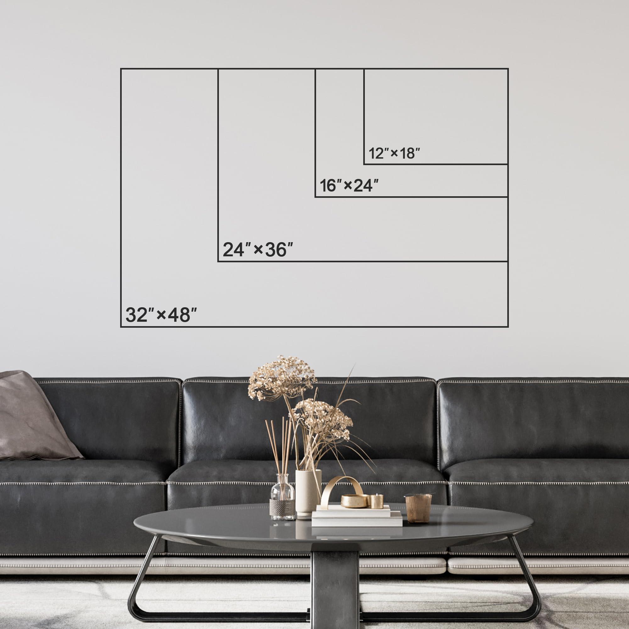 wall26 wall26 Rick and Morty Canvas Wall Art Modern Wall Decor Stretched and Framed Ready to Hang - 32x48 inches