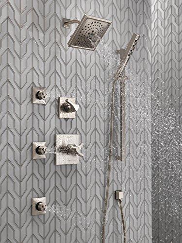 DELTA FAUCET Delta Faucet T17274-SS Zura Monitor 17 Series H2Okinetic Shower Trim, Stainless,
