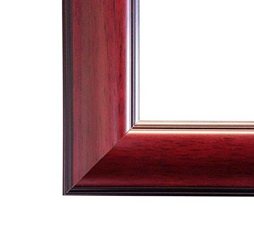 Perfect Cases Perfect Cases Double Diploma Frame with Double Matting for 8.5\" x 11\" Tall Diploma with Mahogany 2\" Frame