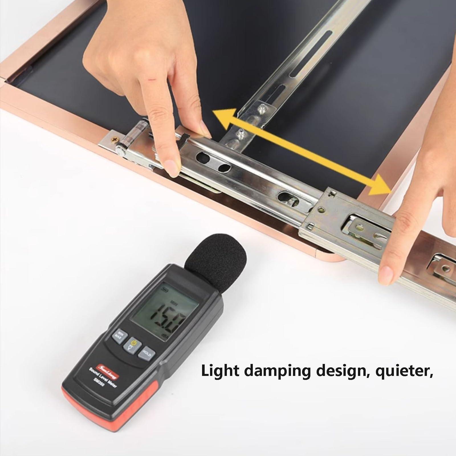 SBCC Wardrobe Mirror Built-in Invisible Dressing Mirror Hidden Sliding Full-Length Mirror Slide Rail Folding Telescopic Built-in Fitting Mirror (Color : White, Small : 90 * 35)