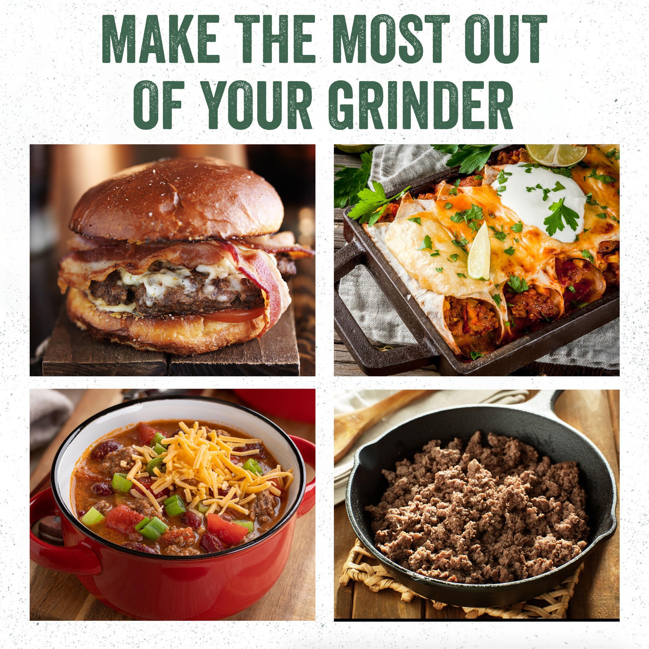 LEM LEM Products BigBite #8 Meat Grinder, 0.50 HP Stainless Steel Electric Meat Grinder Machine, Ideal for Regular Use