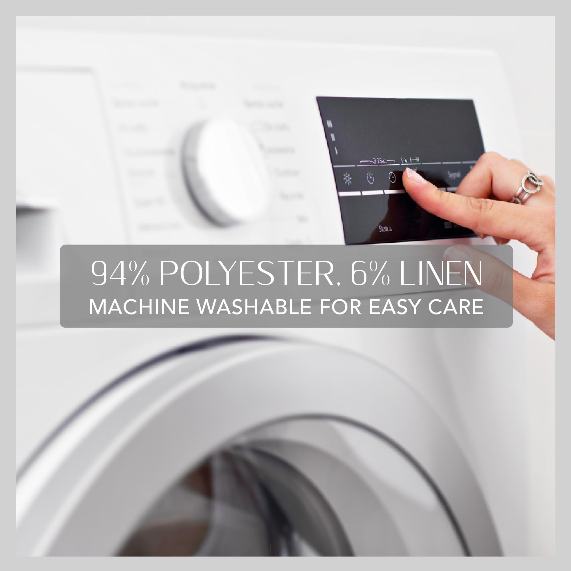 Elrene Home Fashions Elrene Home Fashions Harrow Solid Texture Blackout Single Window Curtain Panel, 52"x95", Blue