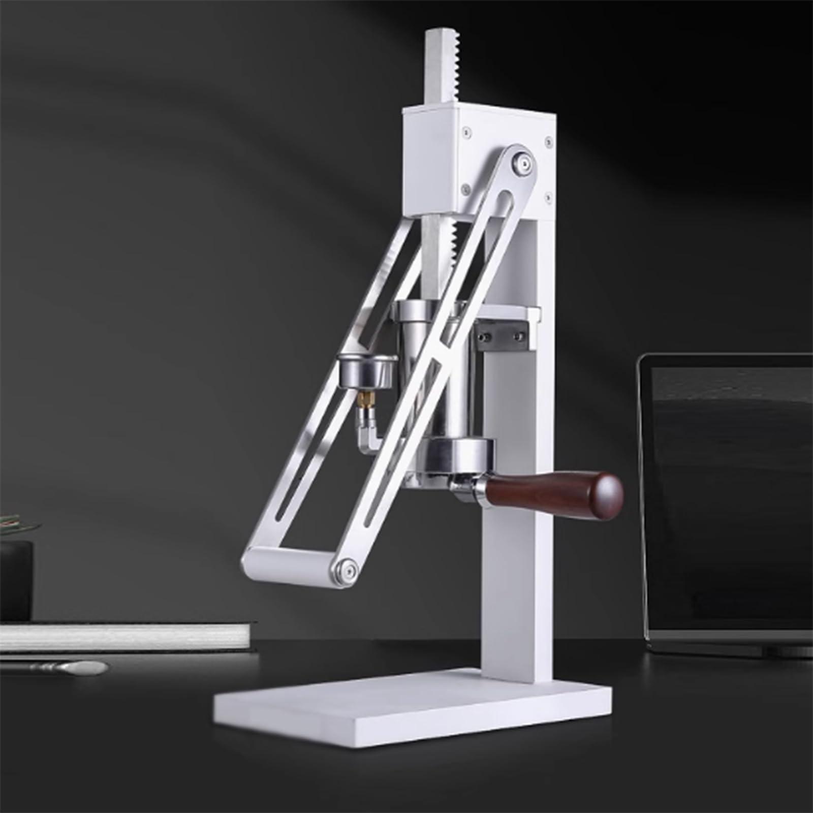 KHZKHC KHZKHC Manual Lever Espresso Maker, Espresso Press Machine, with Pressure Chamber, Piston, Powder Hammer, Bottomless Handle, for Home, Outdoor, Camping