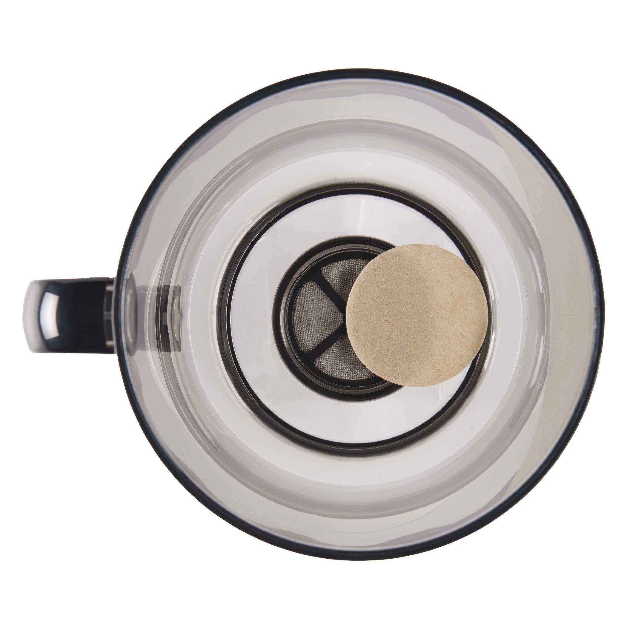 OXO OXO Brew Compact Cold Brew Coffee Maker & Good Grips Cold Brew Coffee Maker Replacement Paper Filters, Brown, 50 Per Box