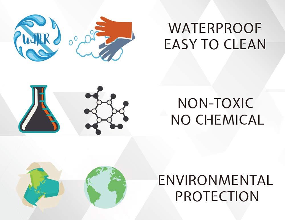 Sunteeny Shower Curtain Ivory and Beige Gradient Wood Grain Shower Curtains Waterproof Polyester Fabric Bath Curtains with Hooks for Farmhouse Bathroom Decor 36\" Wx72 L