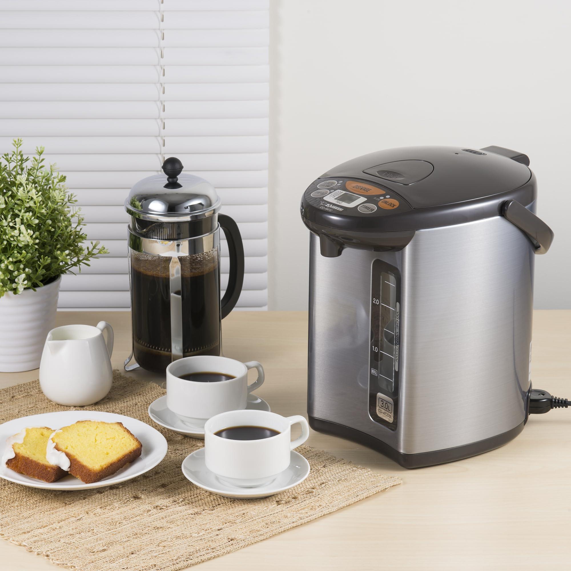 Zojirushi Zojirushi CD-WCC30 Micom Water Boiler and Warmer (101 oz, Silver Dark Brown)