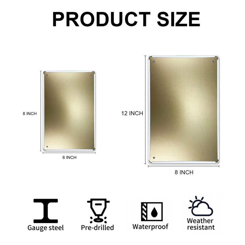 CXFYWOH Bell Out of Order Please Knock Door Sign Metal Sign with Funny Quotes Metal Sign Motivational Wall Art Rustic Wall Decorations for Living Room Kitchen Wall Hanging Signs Wall Sign 8x12 inch