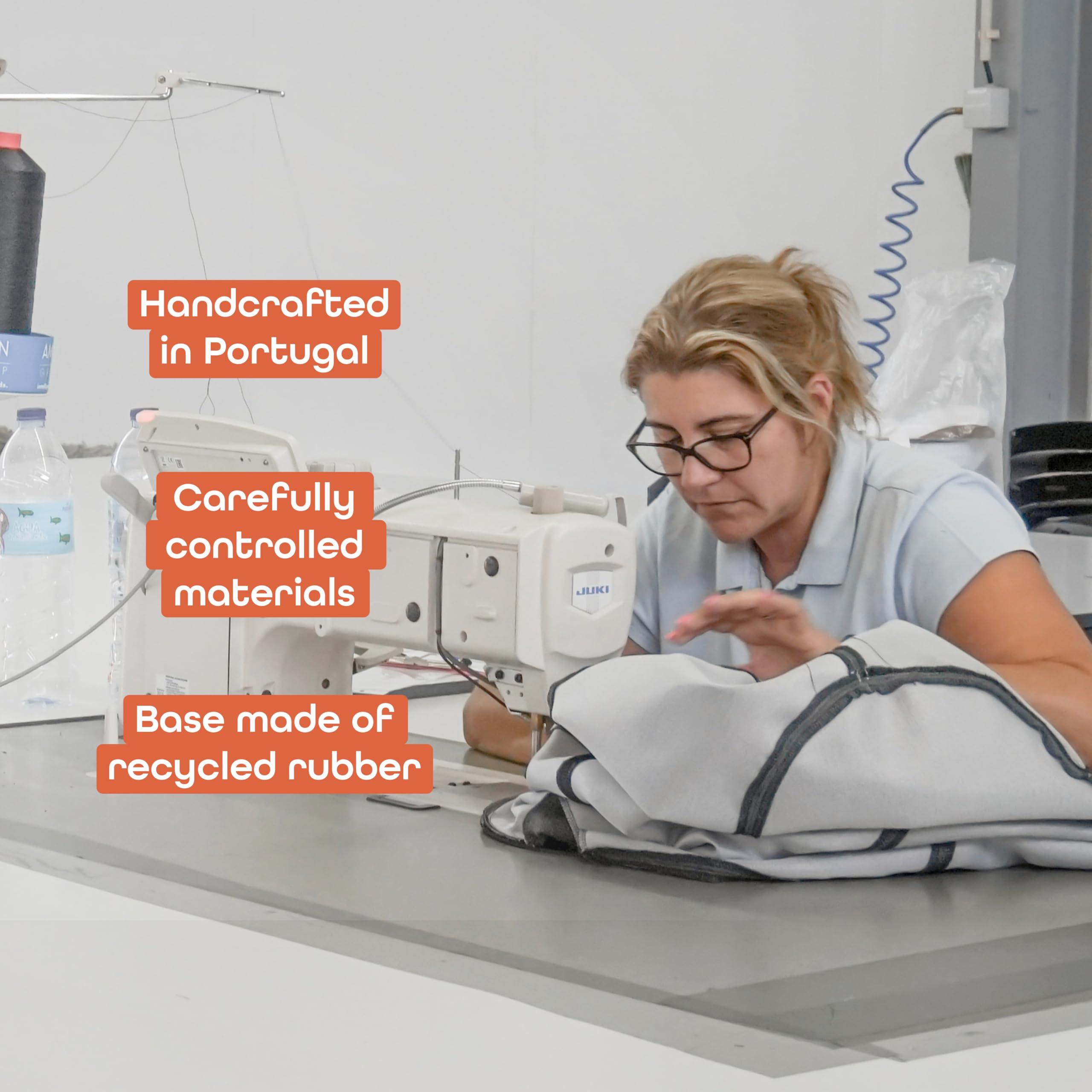 Bloon Paris Bloon Paris Ergonomic Sitting Ball Chair - Premium Desk Chair for Home and Office with Active Seating - Durable & Stylish Balance Ball Chair - Grey Platinium - Regular Size