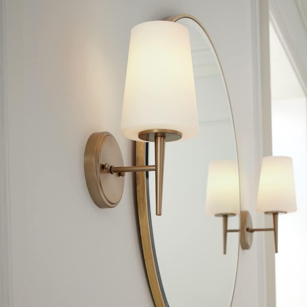 Sea Gull Lighting Sea Gull Lighting Driscoll Wall/Bath Sconce Vanity Style Fixture, One - Light, Satin Brass