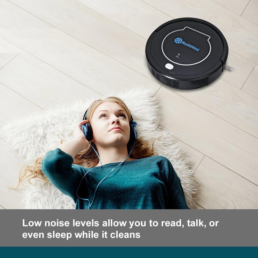 Rollibot Rollibot BL100 Robot Vacuum, Black