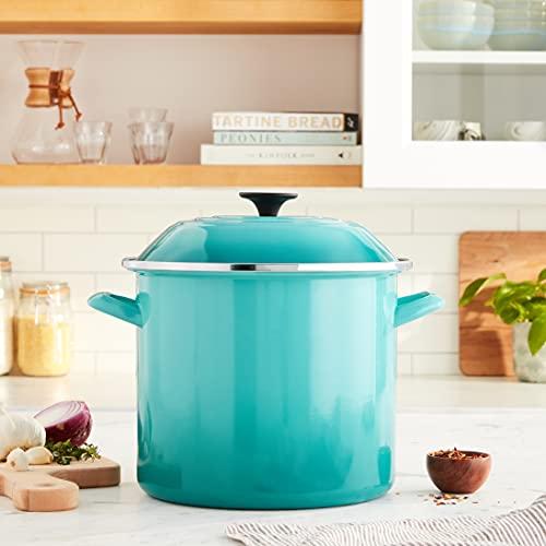 Le Creuset Le Creuset Enamel On Steel Stockpot, 10 qt., Caribbean