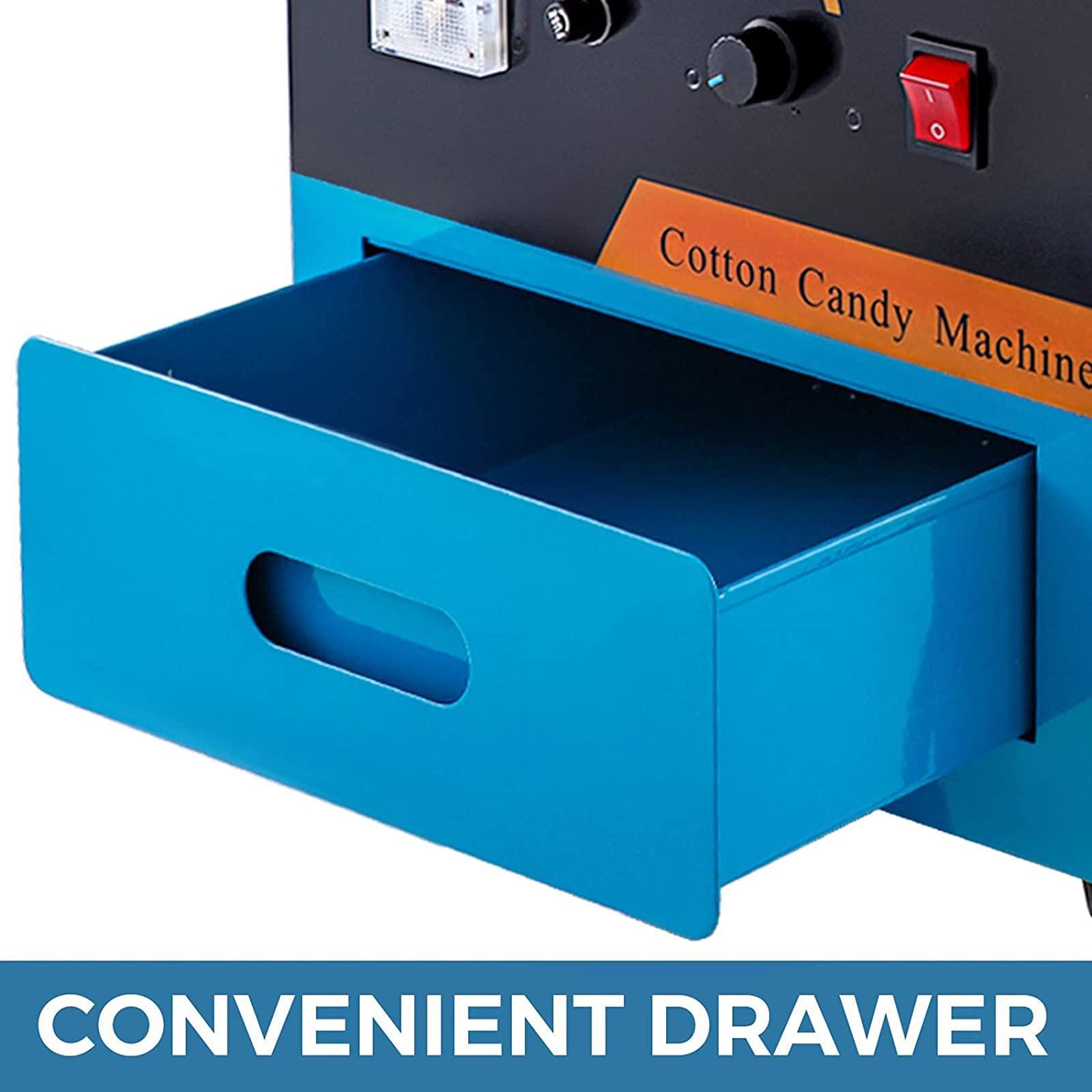 WLL-DP WLL-DP Portable Commercial Cotton Candy Machine 20.5 Inch Electric Candy Floss Maker, for Family and Party