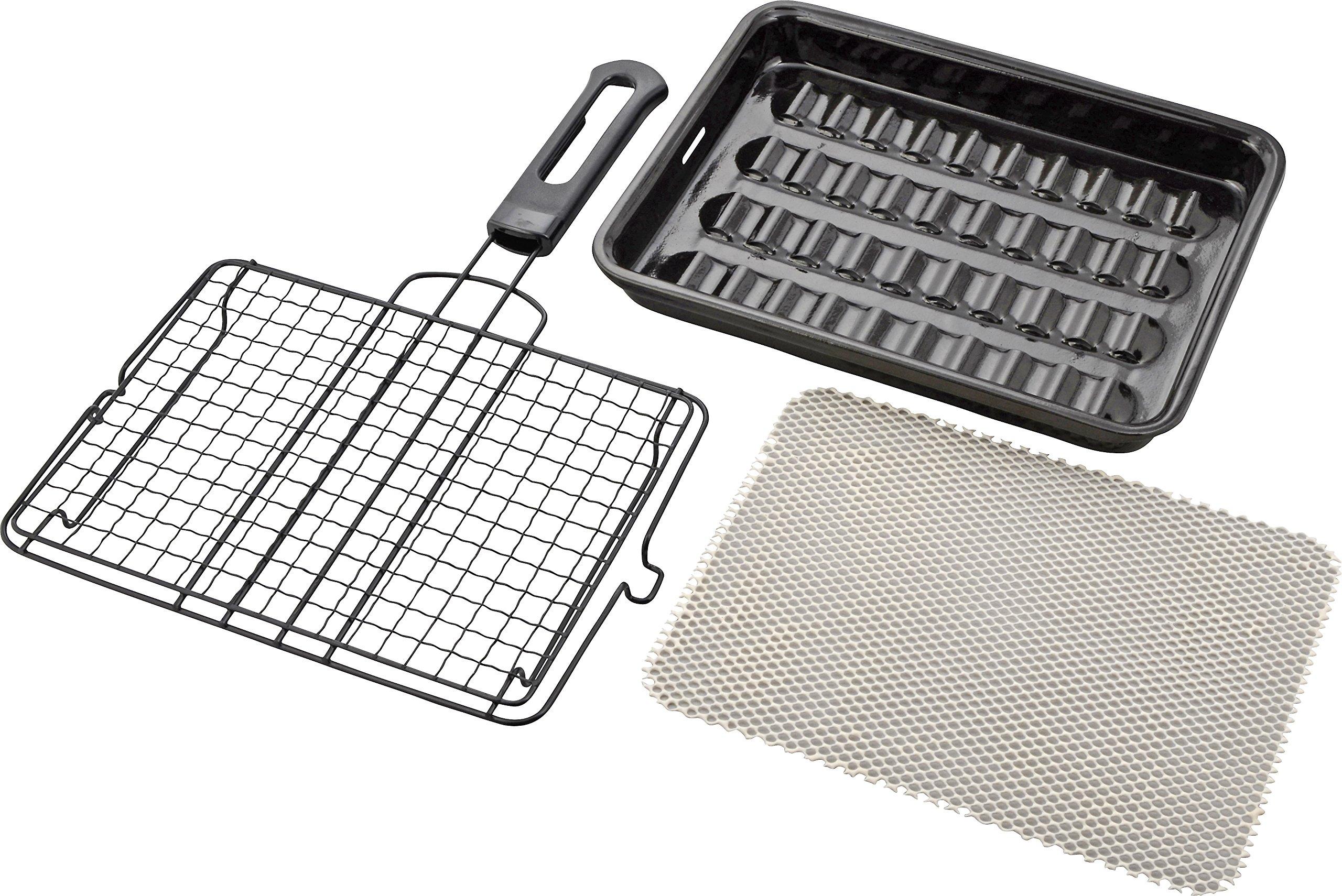 (Wahei freiz) Wahei Freiz YR-3960 Grilled Fish, Fluorine Cloth, Grilled Grill, Ceramic, for Gas Stoves Only