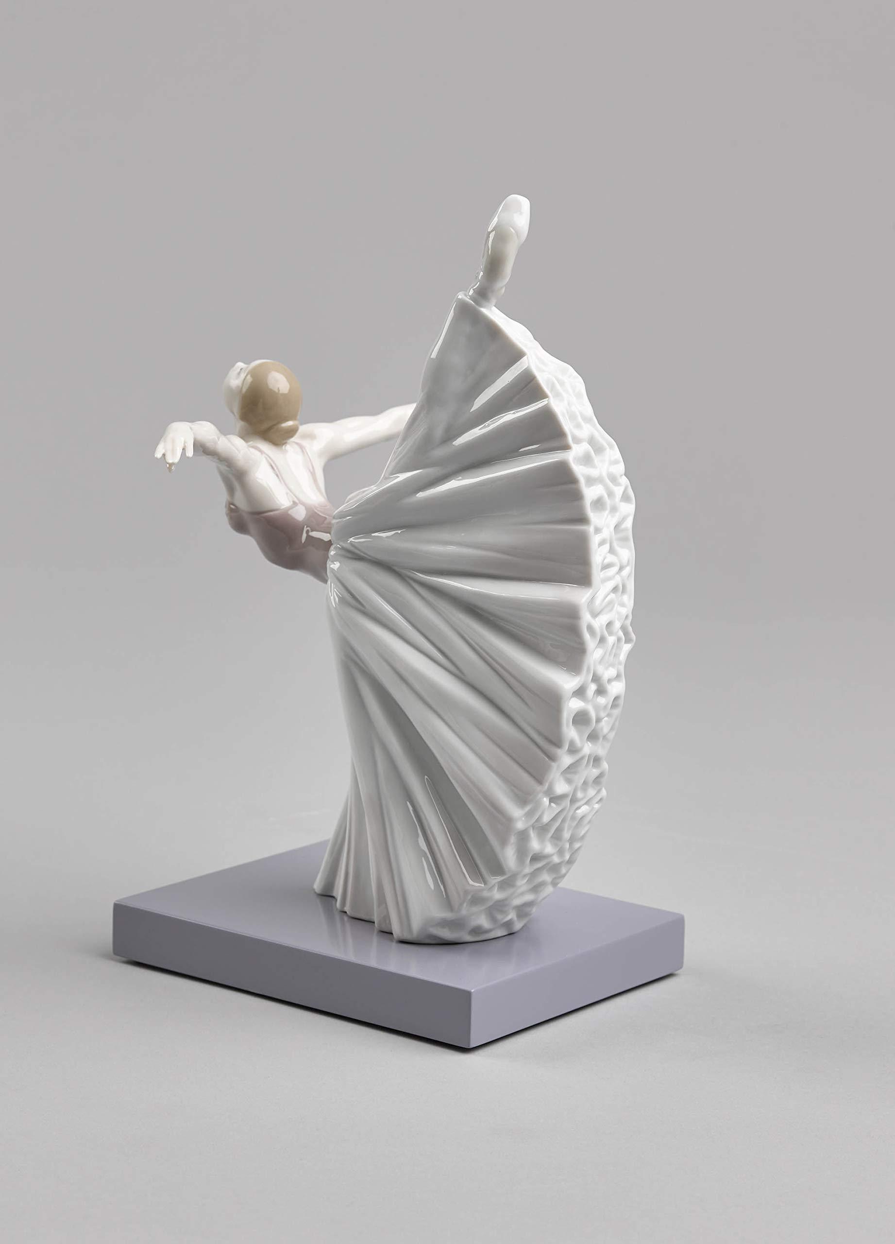 LLADR LLADR Giselle Arabesque Ballet Figurine. Porcelain Ballerina Figure.