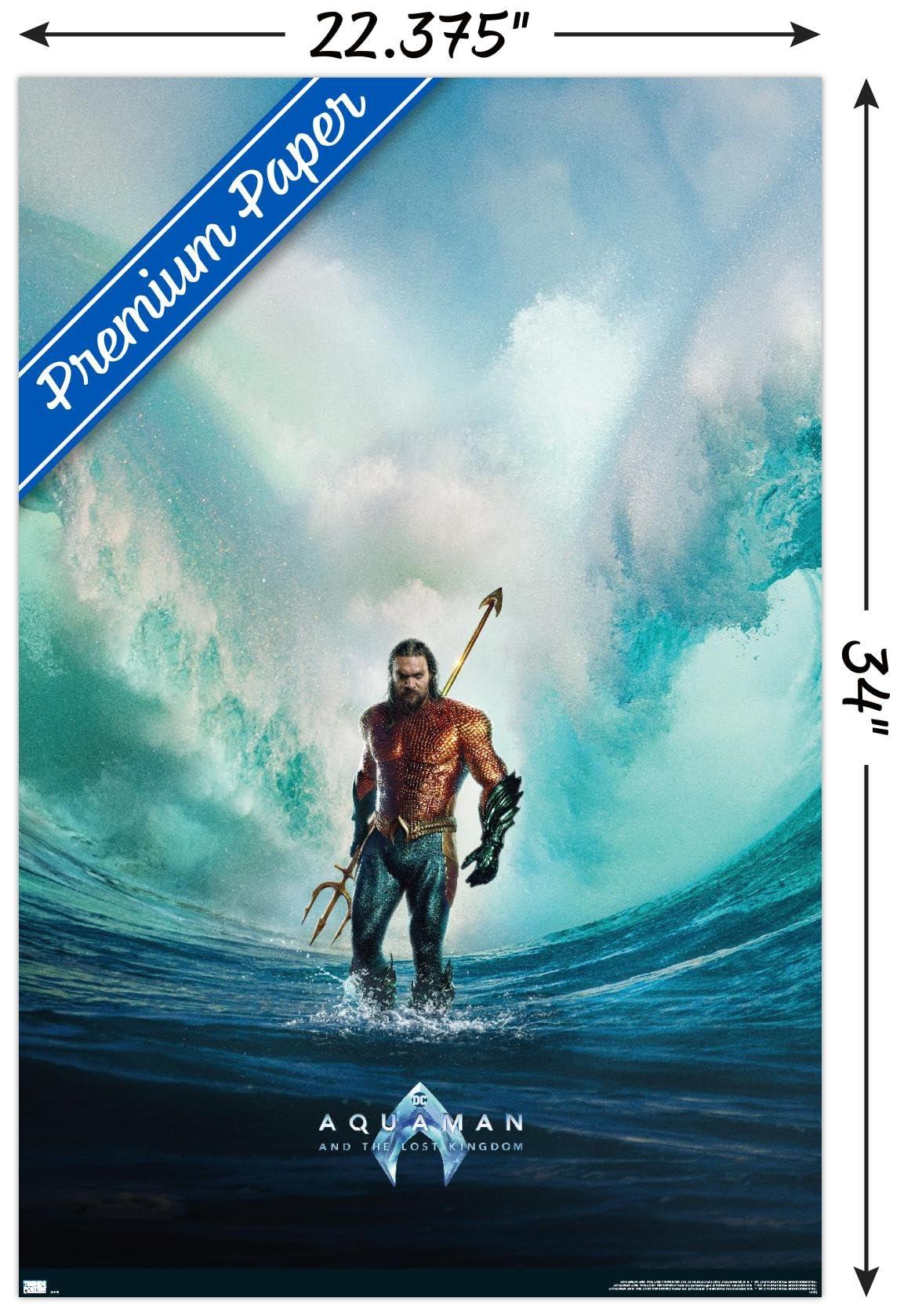 Trends International Trends International DC Comics Movie Aquaman and the Lost Kingdom - One Sheet Teaser Wall Poster, 22.37\" x 34.00\", Premium Unframed Version