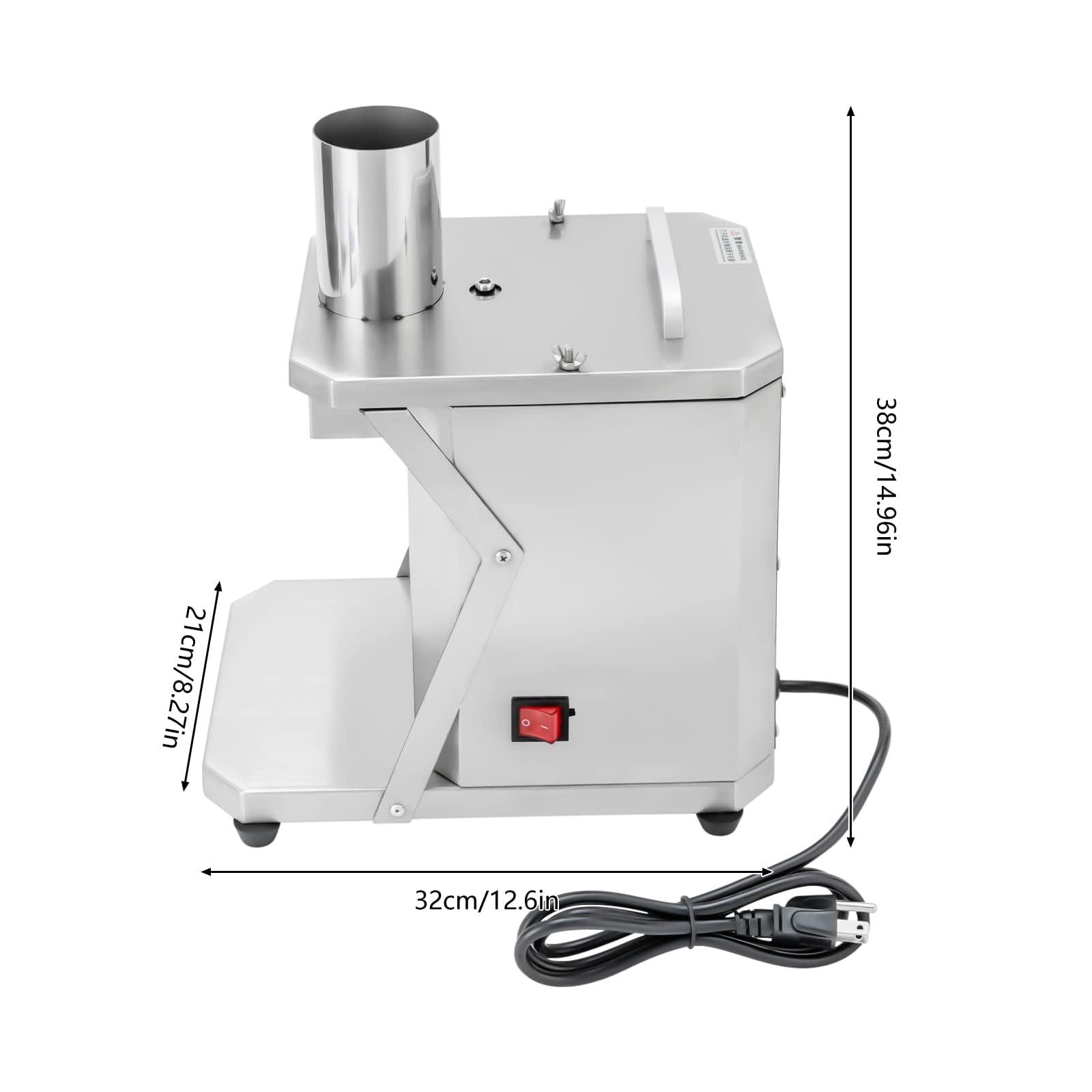 Treliamd Treliamd Electric Chopper Vegetable Dicer, 3 in 1 Commercial Vegetable Slicer Shredder, Automatic Potato Onion Carrot Dicing Cube Cutting Machine Vegetable Chopper for Commercial Home Use