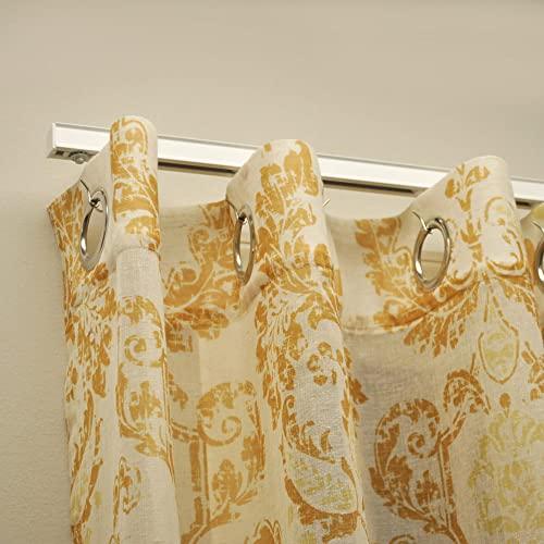 Curtain Rod Connection Forest CS Single Curtain Track Set-Wall Mount or Ceiling Mount
