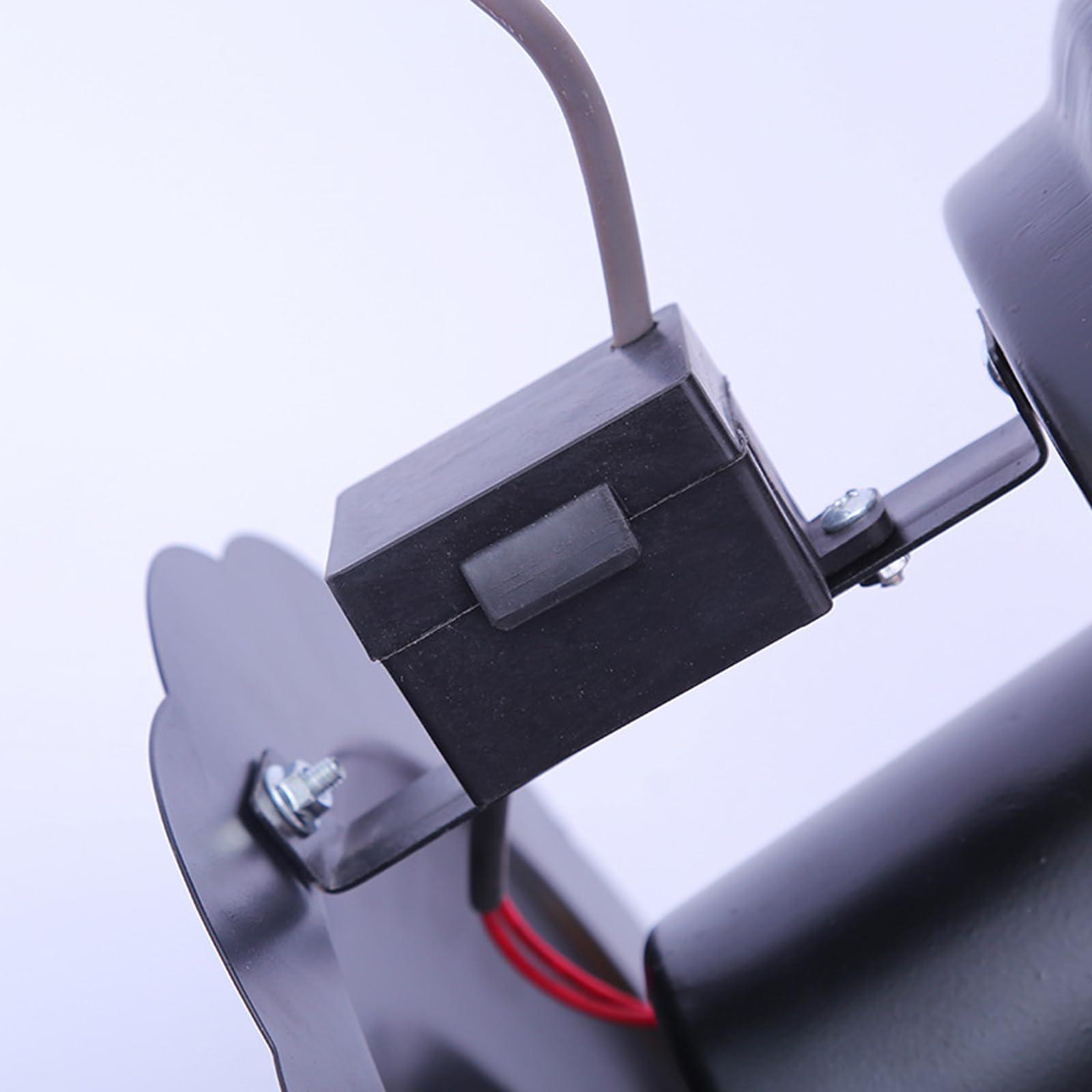 JHKJ JHKJ Chimney Fan, 50W/60W/100W Fireplace Exhaust Fan Flue Fan Chimney Draft Inducer Chimney Exhaust Fan for Fireplace Black(1pc),50W