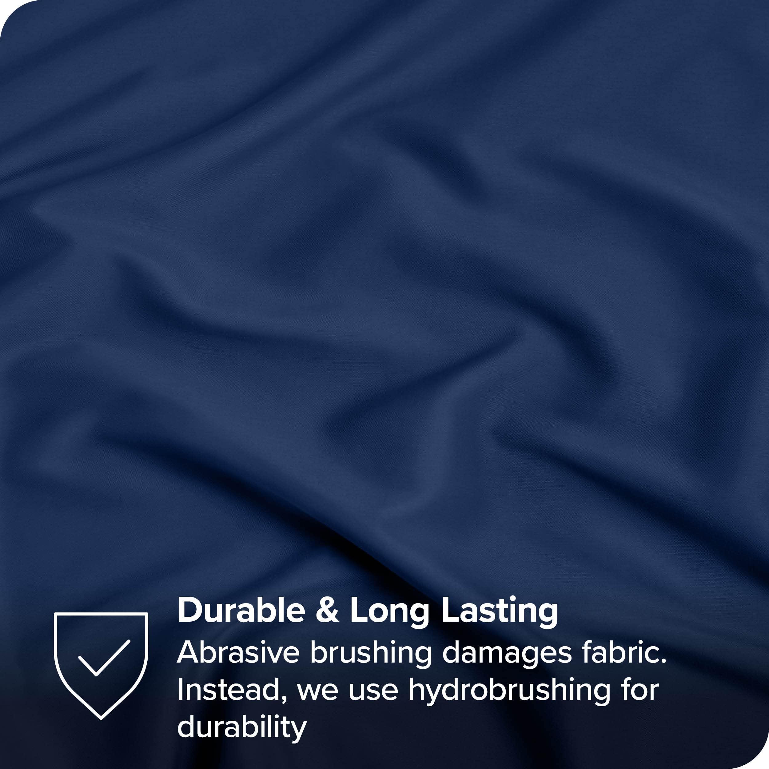 Safhome Soft 1000 Thread Count Full Navy Blue Sheet Set 6 Piece Bed Sheets for Full Size Bed 21 Inches Extra Deep Pocket Breathable Hotel Quality Bedding Sheets & Pillowcases