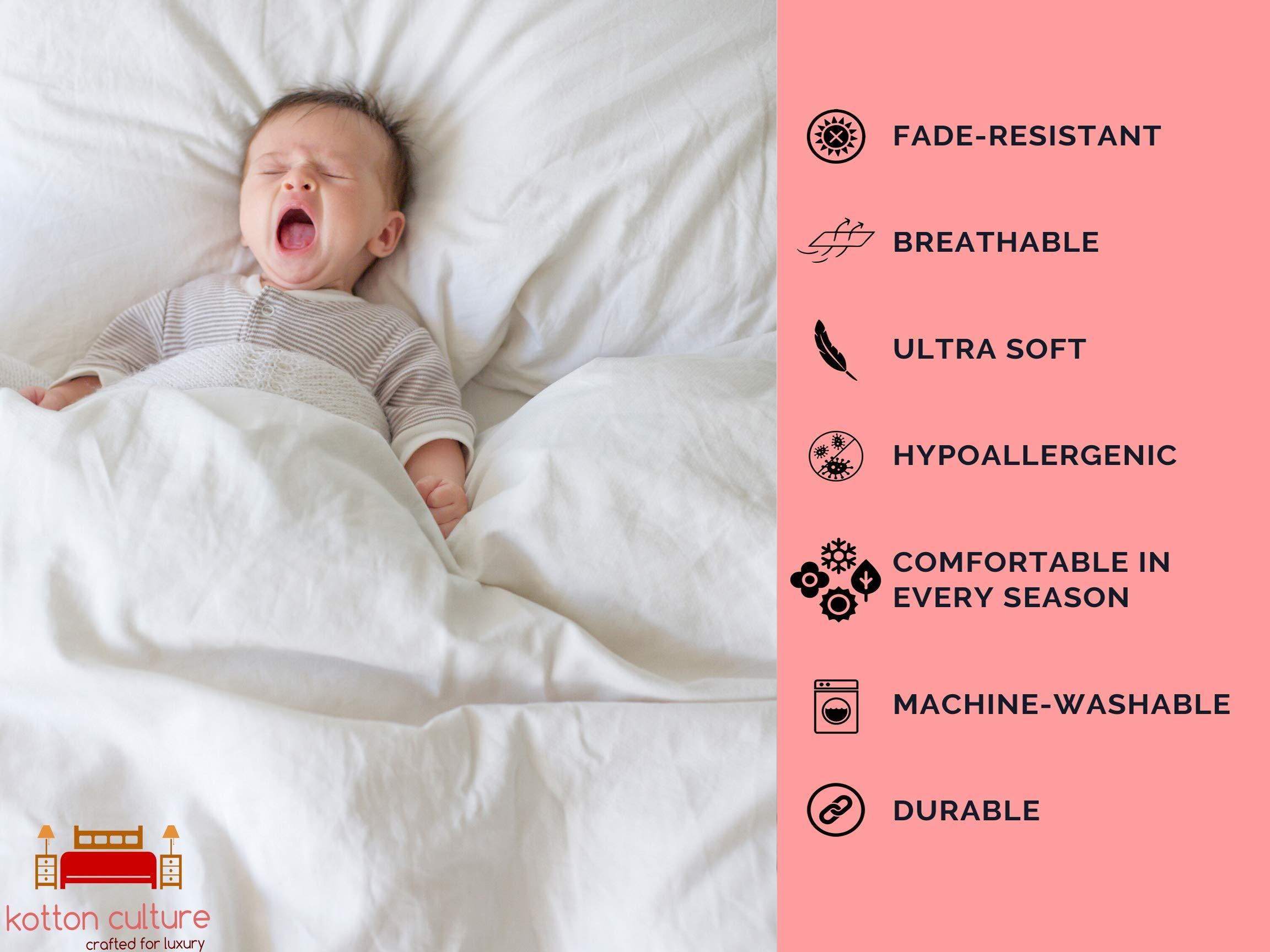 Plaza Cotton Collection Rich 1800 Thread Count Heavy Egyptian Cotton Twin XL Size 4-PCs Bed Sheets Set (1 Fitted, 1 Flat, 2 Pillowcase) Fits 15-18\" Deep Pocket, (Stripe, Ivory)