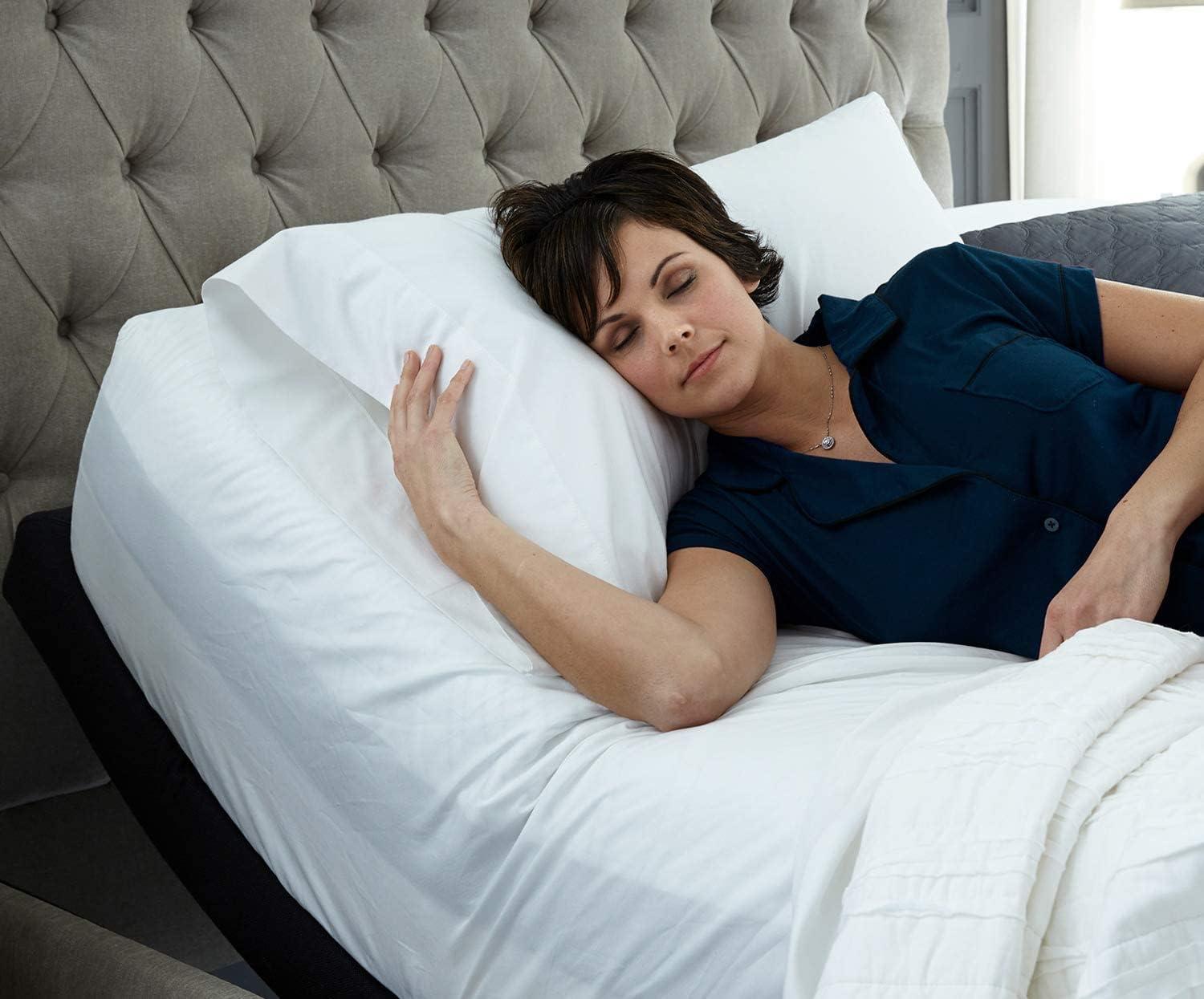 RJ BEDDING RJ BEDDING, Split King Size Sheet Sets, 7Pcs, 100% Egyptian Cotton Luxury Sheet, 800TC, Sateen Weave, Extra Soft, DEEP Pocket 13\" INCH, Wrinkle Free, Breathable, Aqua Blue