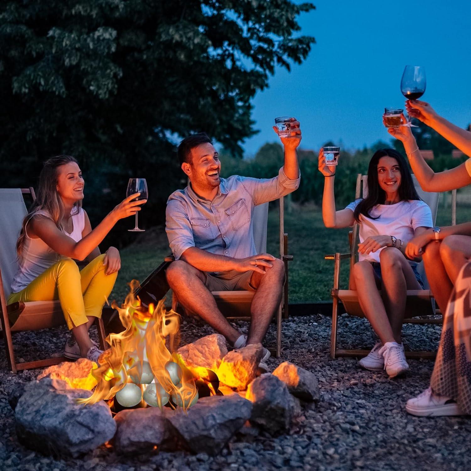 RealFyre RealFyre P45 5\" Graystone Fyre Spheres - 24\"