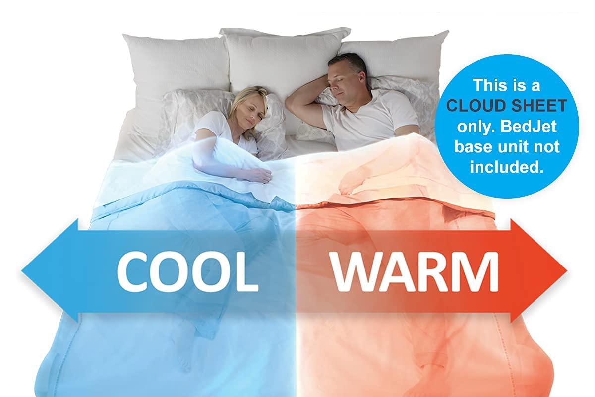 BedJet BedJet Cloud Sheet - Dual Zone Queen (Cooling, Heating & Climate Control just for Your Bed)
