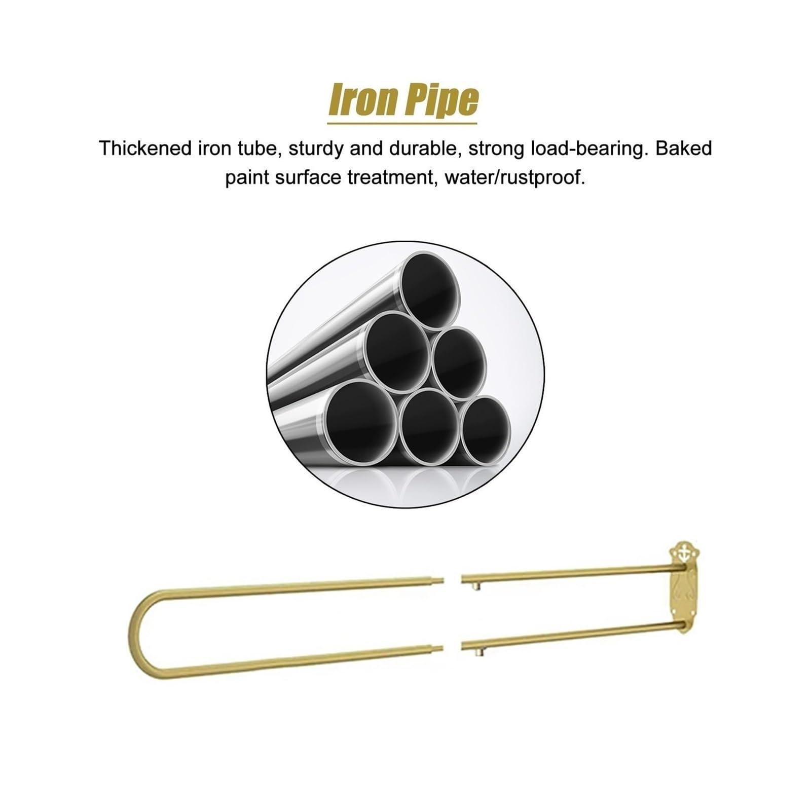 BYZOMU Clothing Store Fitting Room, U-Shaped Track Locker Room, Wall-Mounted Store Beauty Salon Lounge Health Museum Privacy Partition Screen, Tencel Curtain Kit (Color : Brown, Size : 2m)