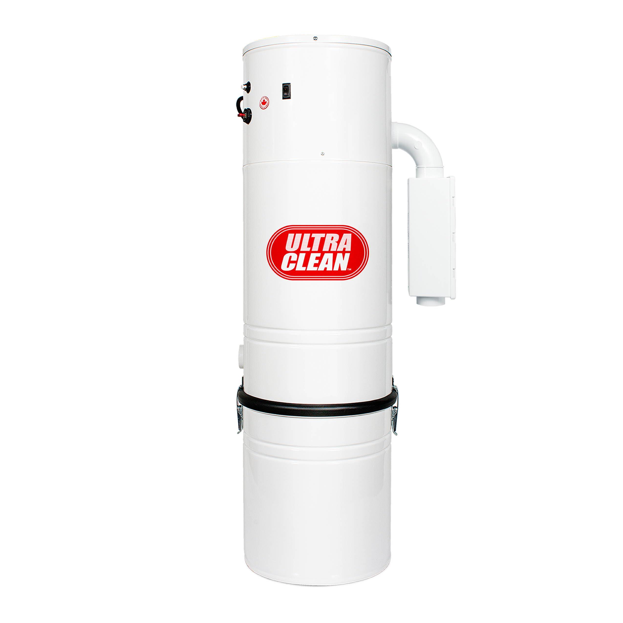 Ultra Clean logo Ultra Clean SC200 Central Vacuum System Power Unit with Ametek Tangential Bypass Motor Up to 7,500 sq.ft Homes Made in Canada White