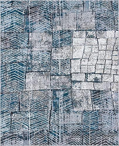 Rugs.com Rugs.com Valencia Collection Area Rug 8' x 10' Grey Low Rug Perfect for Living Rooms, Large Dining Rooms, Open Floorplans