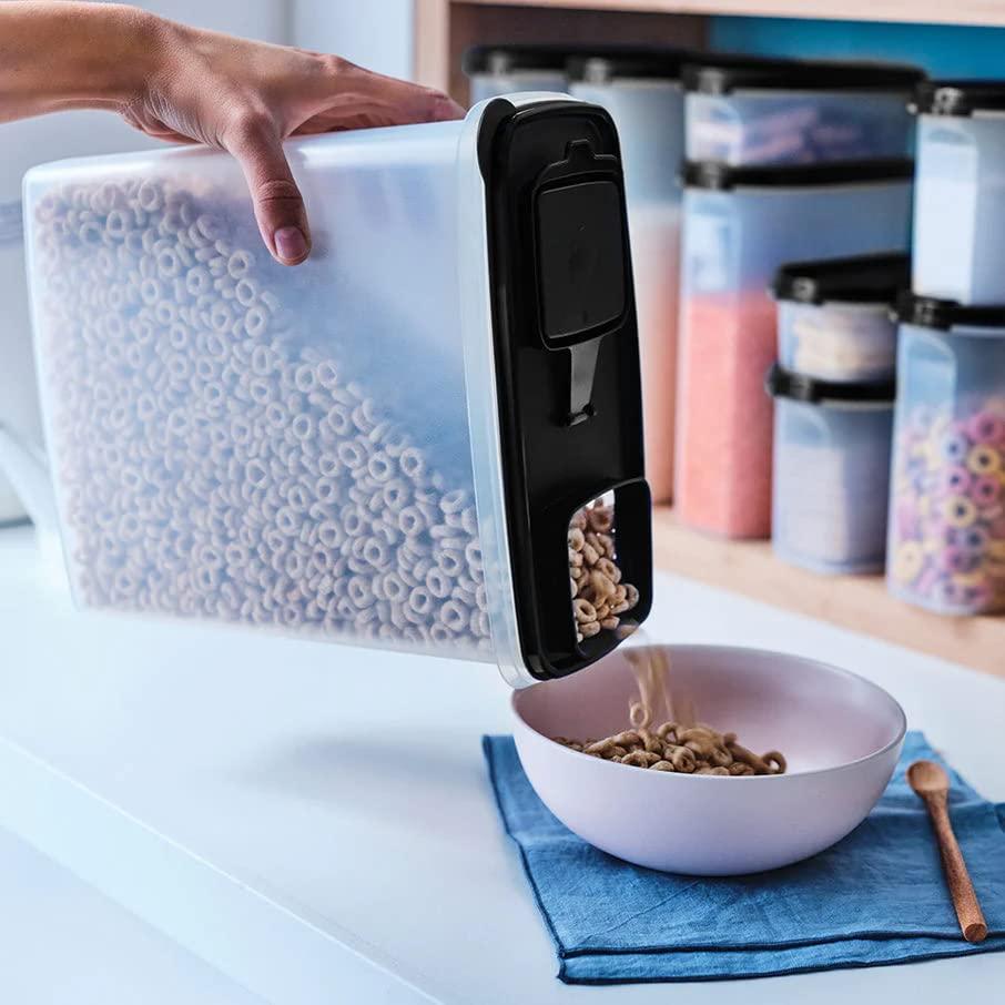 Tupperware Tupperware Modular Mates Super Cereal 20 Cup Storer Jet Black