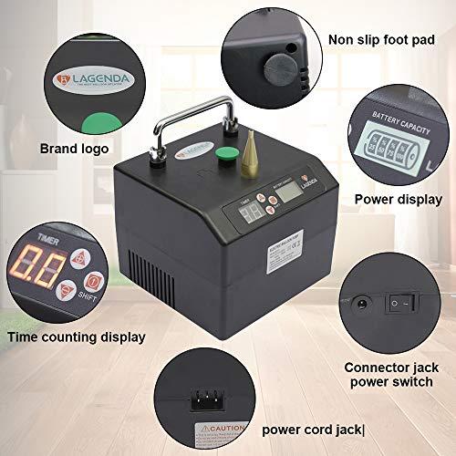 TUQI Lagenda Electric Air Balloon Pump, B231 Portable Professional Automatic Modeling Balloon Inflator Electric Balloon Blower Pump Air Blower with Timer for Party Events Decoration
