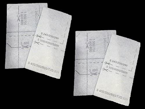 Casa Vacuums 10 GN Bags Compatible with Miele Classic C1 - Complete C2 - Complete C3 - S2 - S5 - S8 - [S800 - S858] - [S600-S658] - [S400i - S456i] Canister Vacuum Cleaners. Includes 4 Filters 3D Technology.