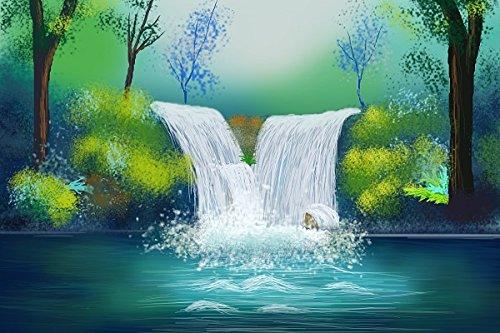 Art Factory Art Factory Feng Shui Water Fall Painting