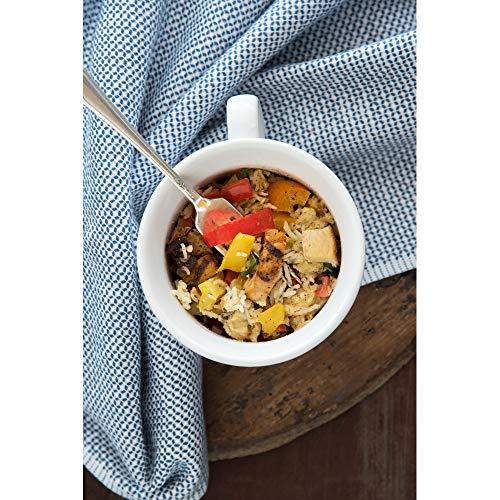 CorningWare Corningware Plastic 20-Ounce Oven Safe Meal Mug with Vented Lid, French White