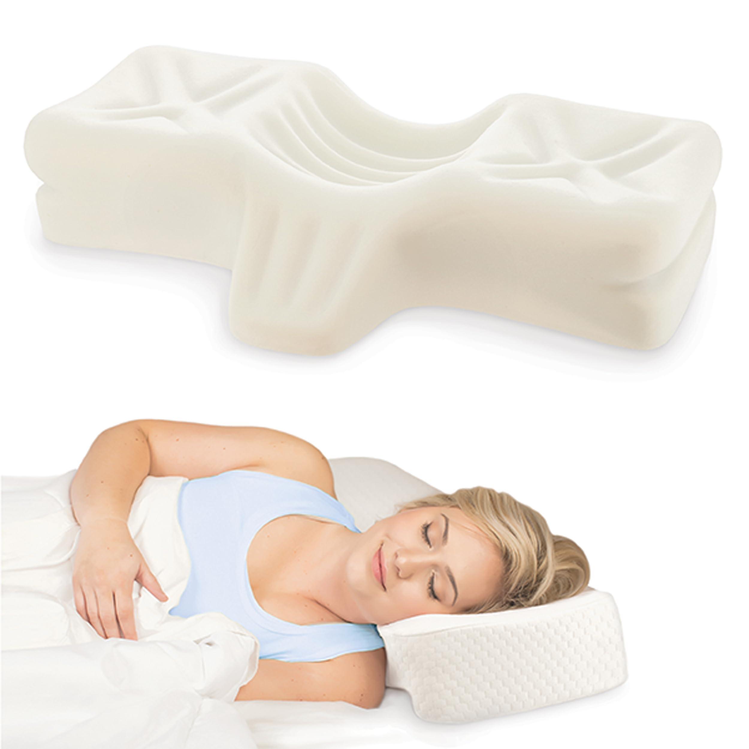 Therapeutica Therapeutica Pillow, Lite Orthopedic Support (Less Firm) Petite & Core Products MicroBeads Dry Eye Compress Moist Heat Pack Bundle