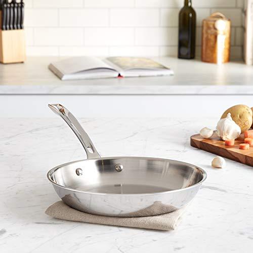 Viking Culinary Viking 3-Ply Stainless Steel Fry Pan, 10 Inch, Silver