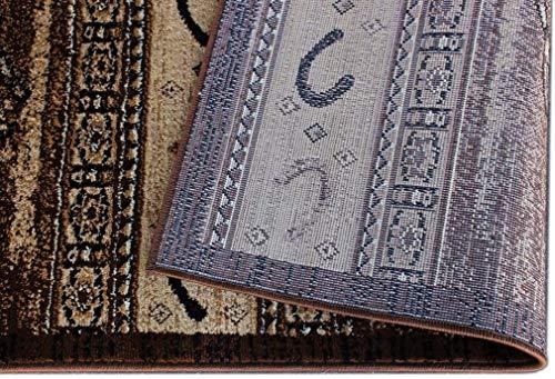 champion rugs champion rugs Western Rustic Lodge Running Horse Stallion Horseshoe Southwestern Design Area Rug (2 Feet X 3 Feet)