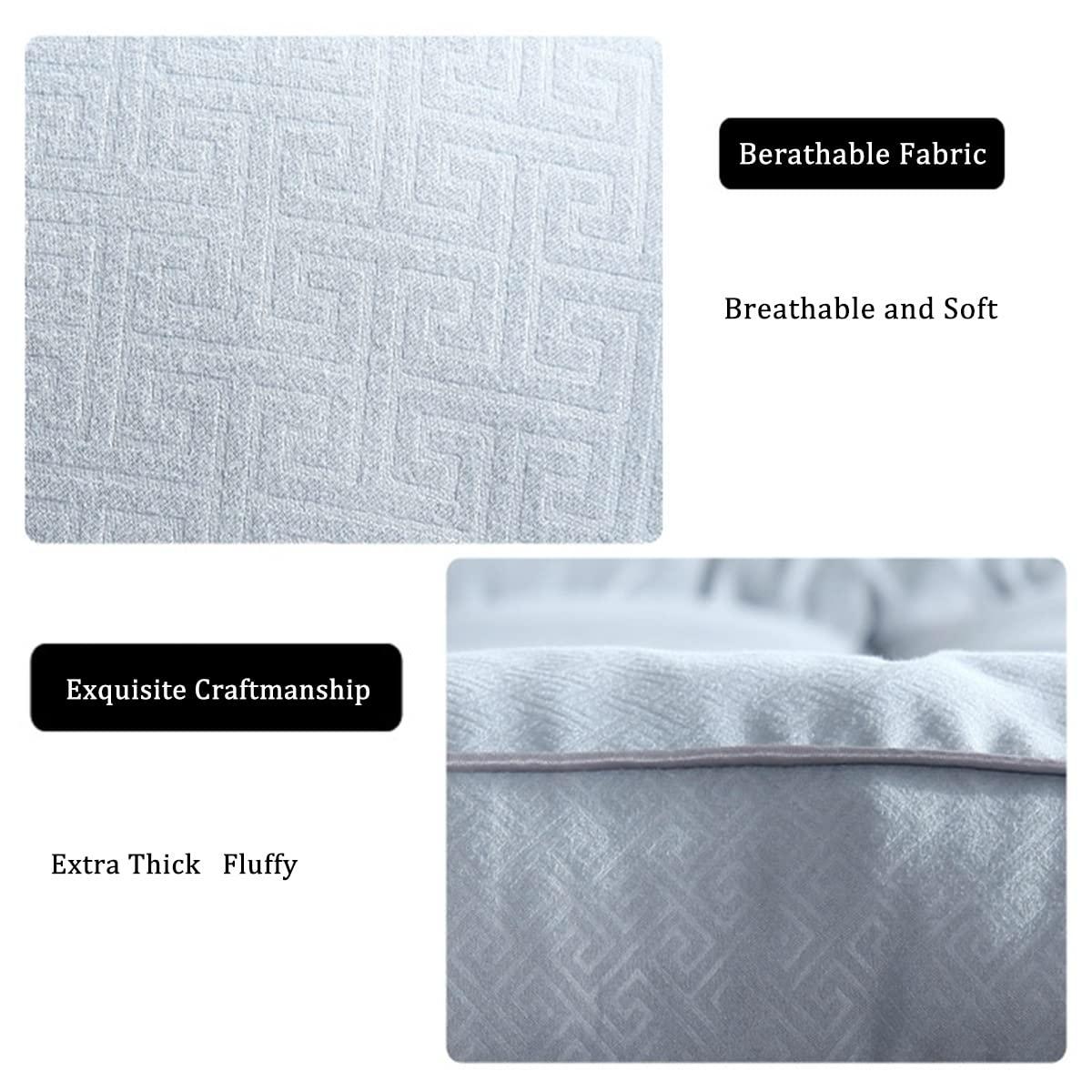 GXFWJD GXFWJD Twin Size Mattress Topper Extra Soft Mattress Pad Cover Quilted Pillow Top Matress Topper with Down Alternative Fill Soft Bed Topper for Single Bed Day Bed (Size : 90x190cm)