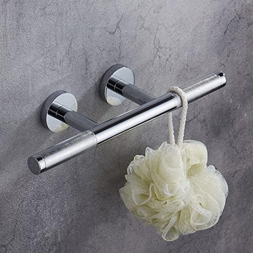SANLIV Sanliv Shower Foot Rest,Shower Foot Rest for Shaving Legs,Knurled Brass Bar Shower Step,Wall Mounted Bath/Spa Foot Ledge in Polished Chrome