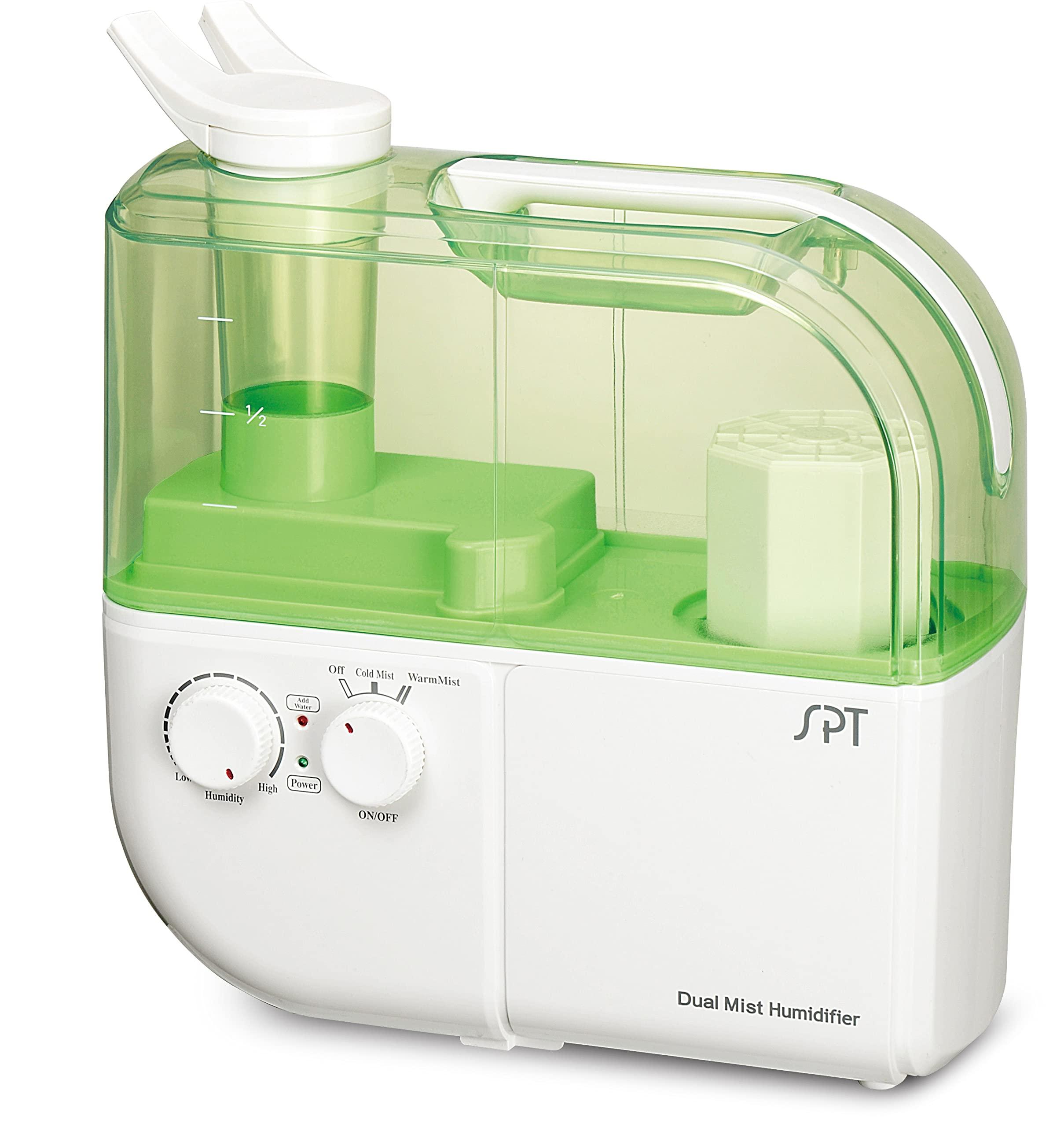 SPT SPT [Green Dual Mist Humidifier with ION Exchange Filter, (SU-4010GA)