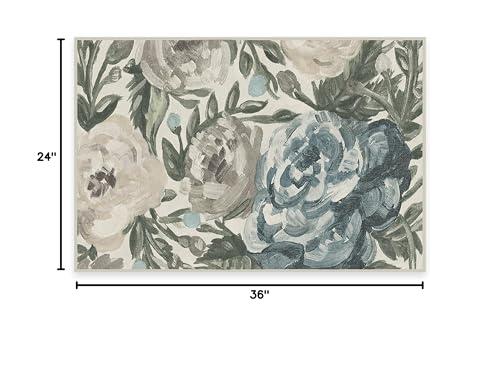 RUGGABLE Ruggable Washable 2x3 Area Rug, Camellia Jade, Premium Rugs for Living Room, Bedroom, Kitchen, Office, Classroom with Gripper Non Slip Pad