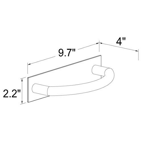 Ginger Ginger 2805/SN Surface Towel Ring, Satin Nickel